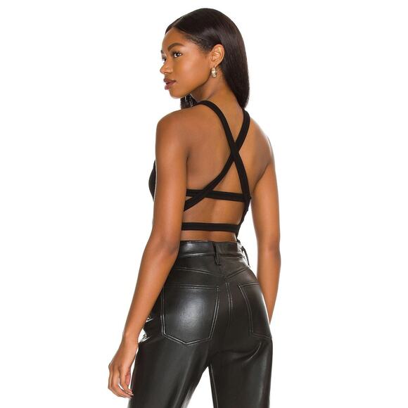 Agolde Nova Banded Back Sleeveless Bodysuit - S - Picture 2 of 5